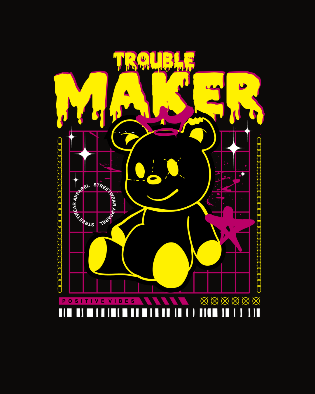 Ultimate Streetwear T-Shirt Designs| 700+ Exclusive Designs – Bears, Angels & Typography Collection